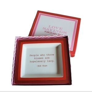 Twos Company | Love Sayings Porcelain Tray